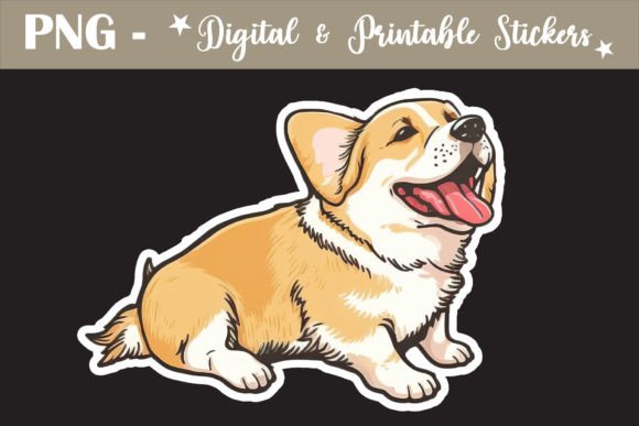 Download Cute Little Dog Sticker Design PNG - Dog sticker design Collection