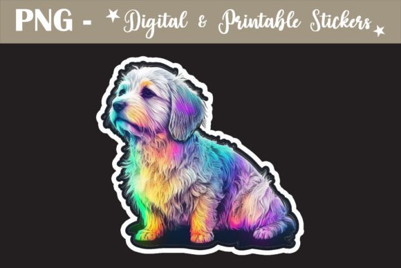 Download Cute Little Dog Sticker Design PNG - Dog sticker design Collection
