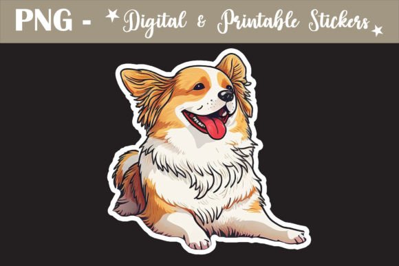 Download Cute Little Dog Sticker Design PNG - Dog sticker design Collection